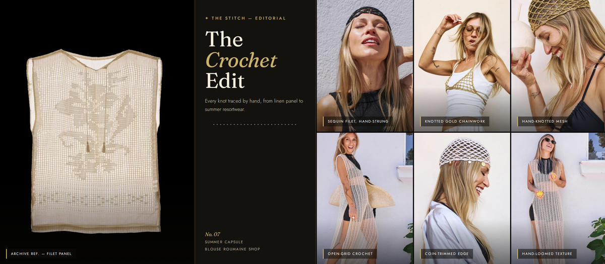 Summer Artisanal Comeback: The Crochet Edit
