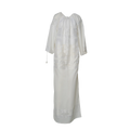 The Loom-Woven Heirloom long dress with  silk embroidery one of a kind