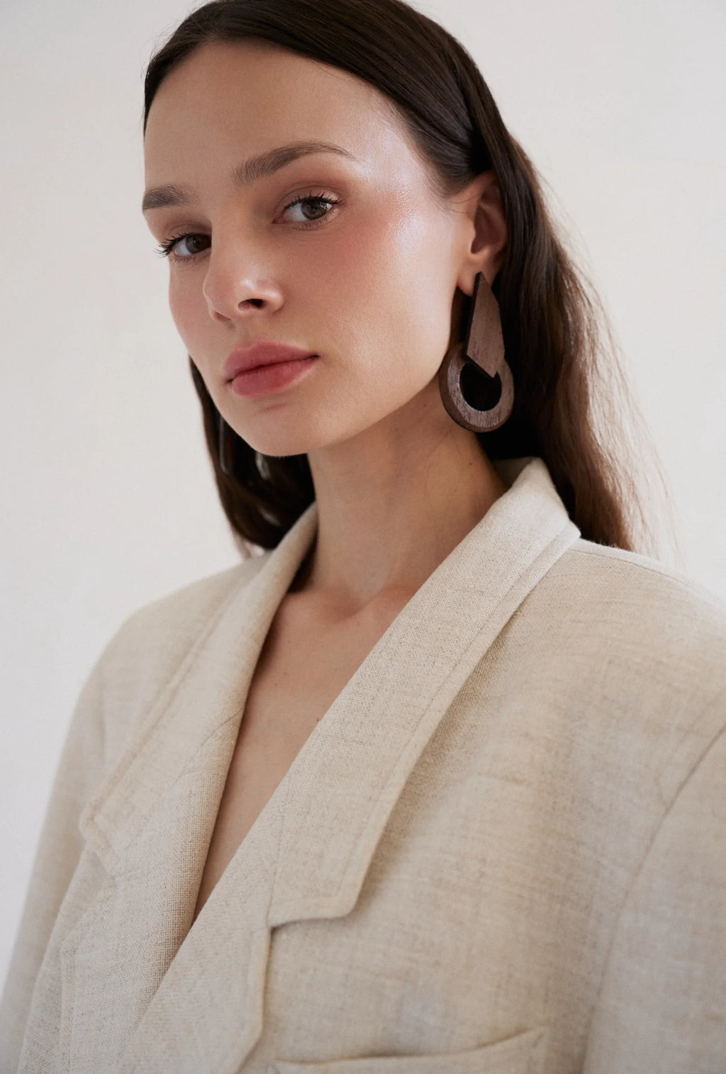 Katerini Mou Nina Wood Earrings
