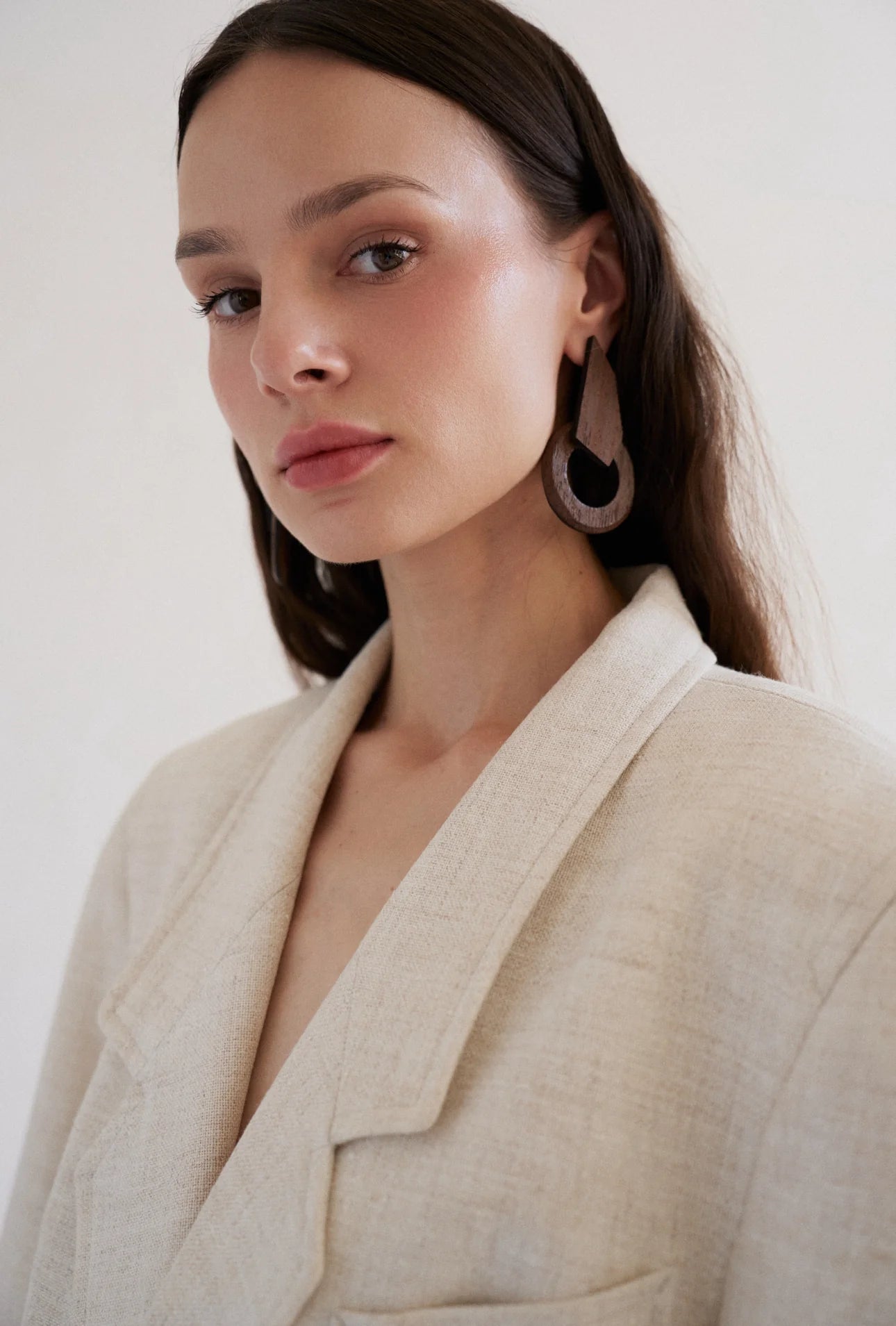 Katerini Mou Nina Wood Earrings