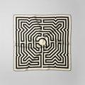 The Labyrinth Silk Scarf