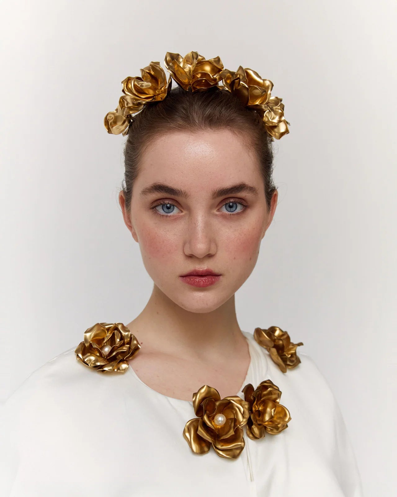Katerini Mous Floral Crown made from Upcycled PET