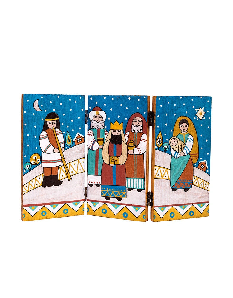Nativity Scene – Foldable Christmas Nativity “Zigzag”