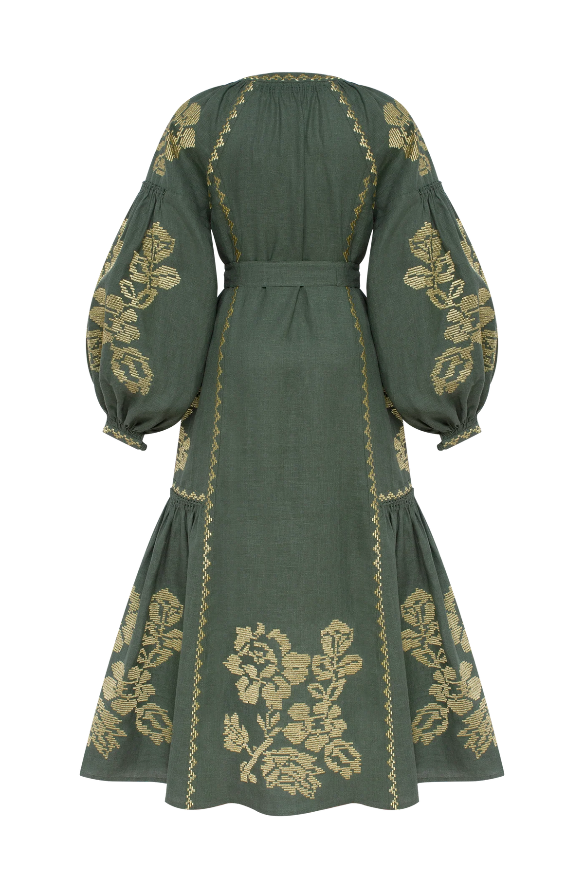 Floral embroidery maxi Dress  Elysian Garden