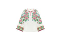Embroidered blouse with floral patterns  bucovina