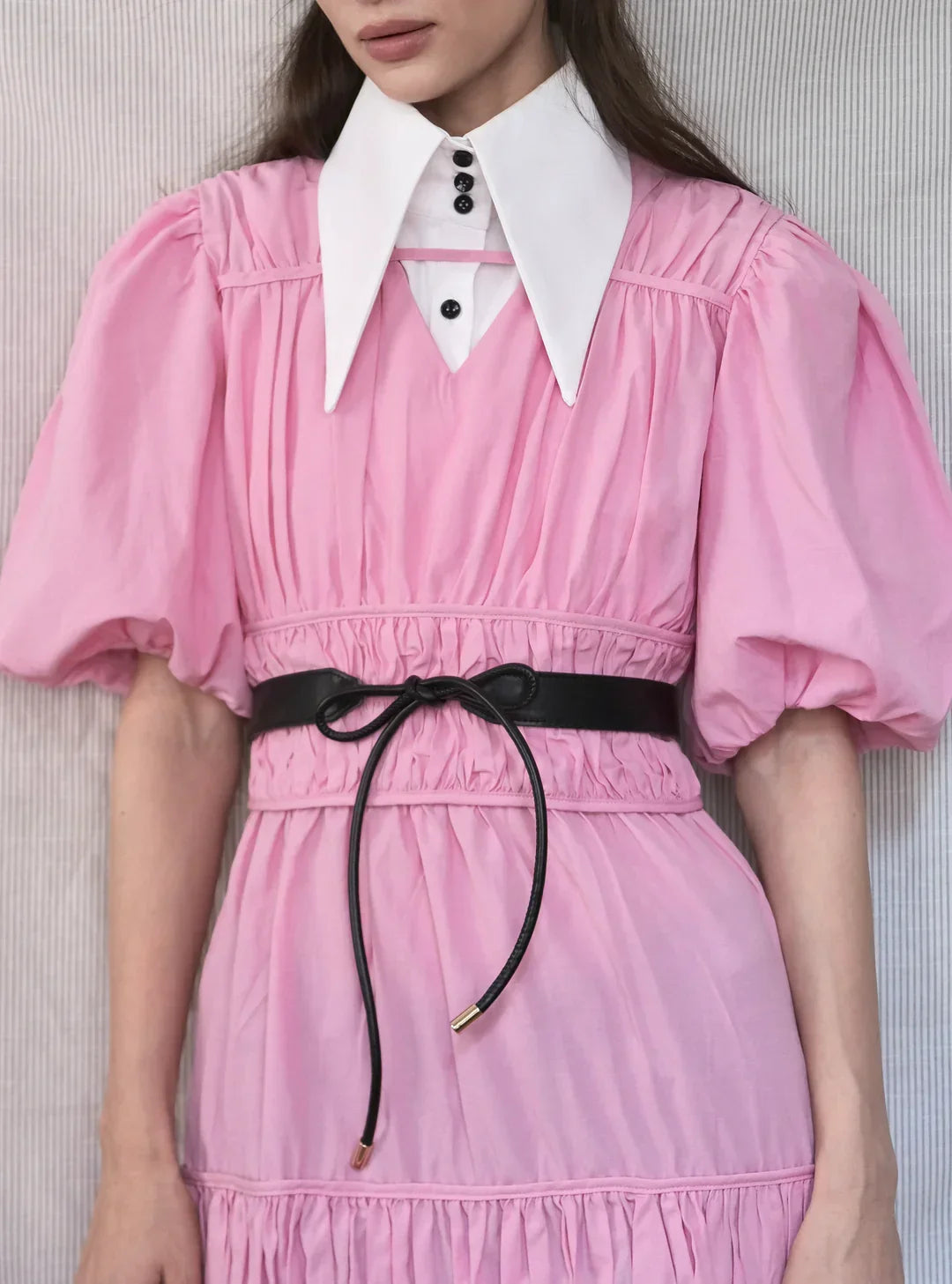 The Black Leather Belt by K
