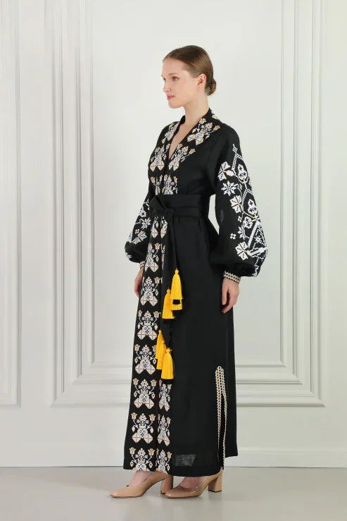 Flower Of The Desert maxi Kimono