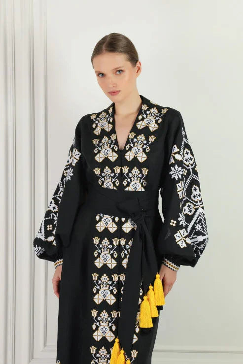 Flower Of The Desert maxi Kimono