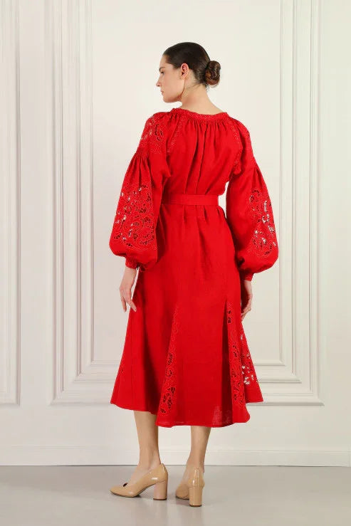 Maryianna Red Maxi Dress