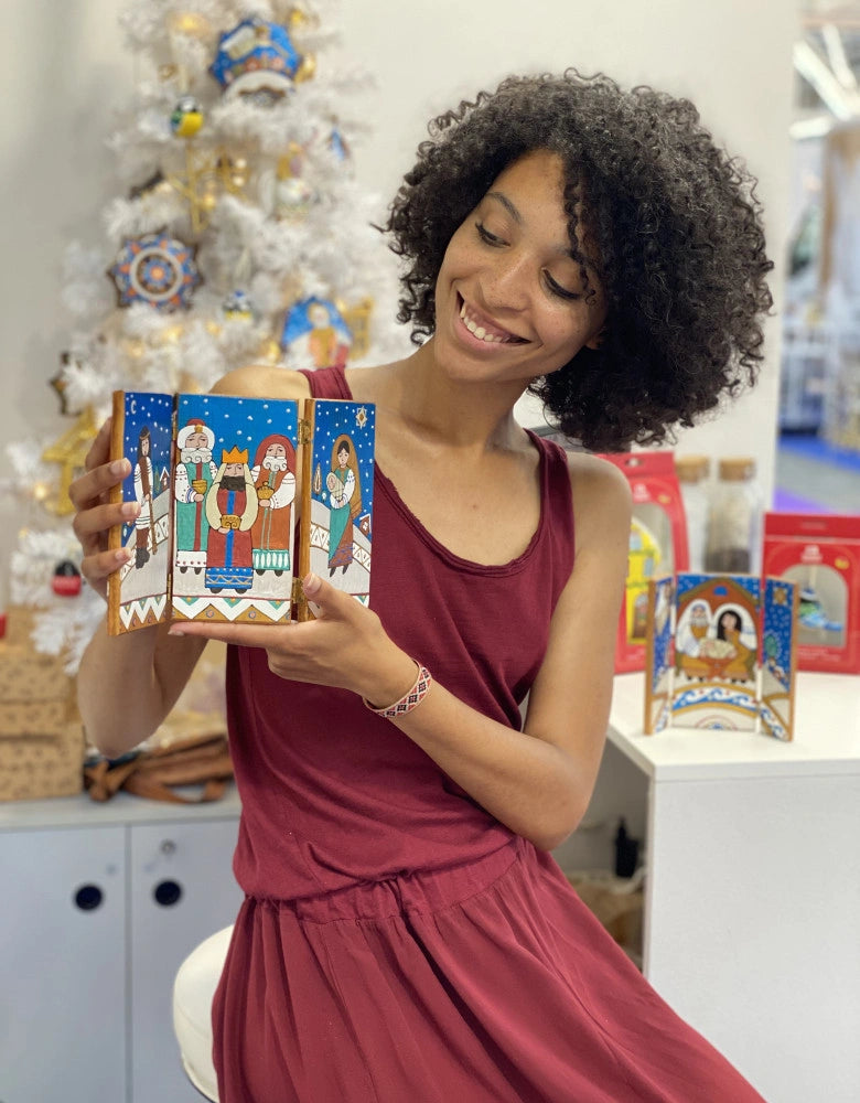 Nativity Scene – Foldable Christmas Nativity “Zigzag”
