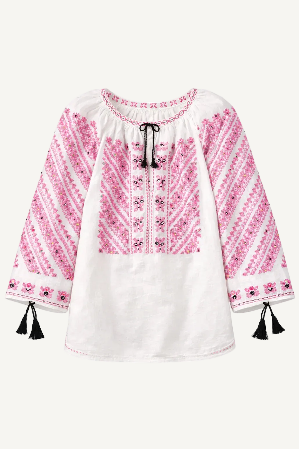 Embroidered top
