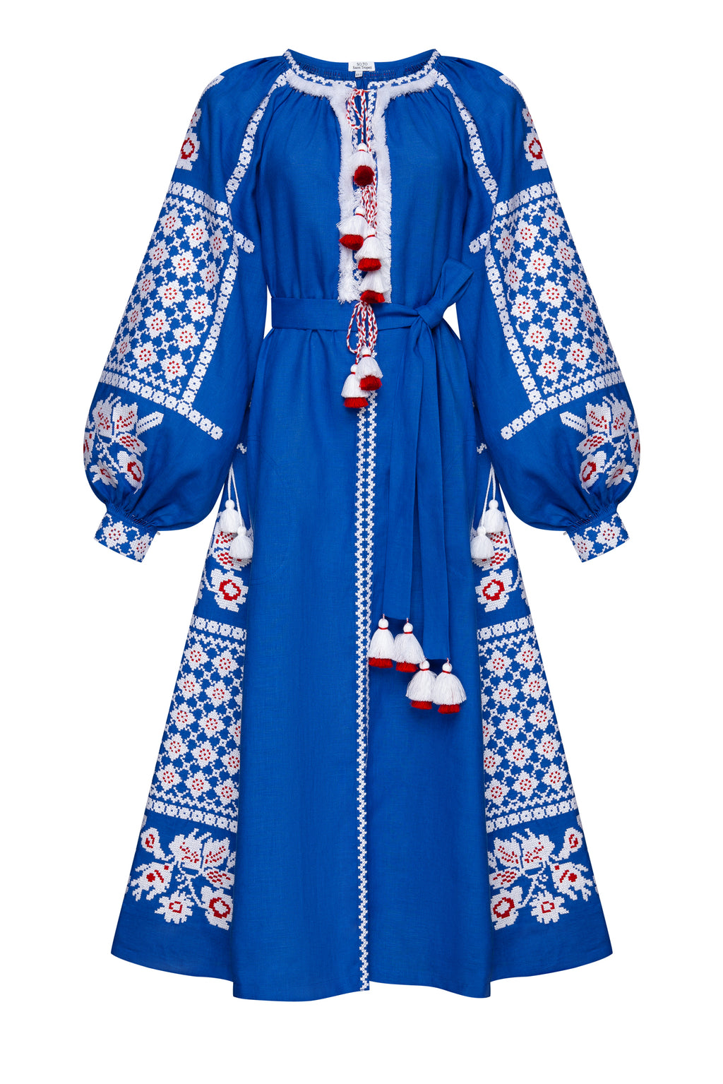 The Folk Blue Dress Foberini
