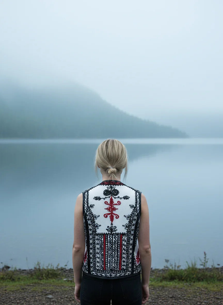 The Handcrafted Artisan Wool Vest no 2