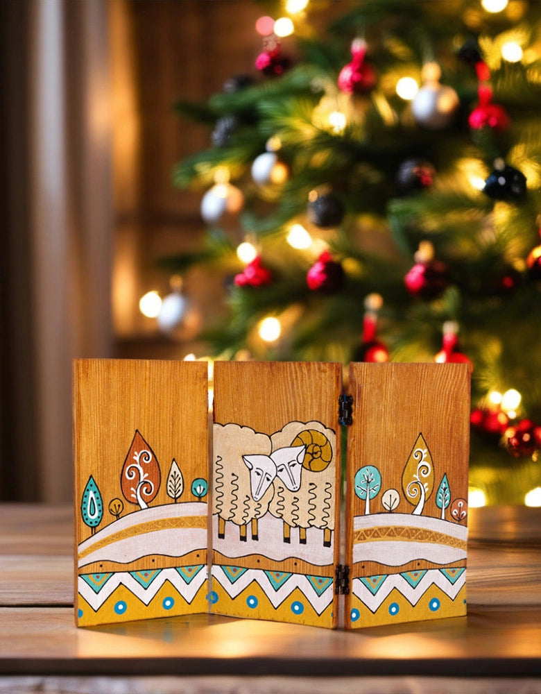Nativity Scene – Foldable Christmas Nativity “Zigzag”
