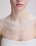Koza Dereza, Necklace, white, handmade