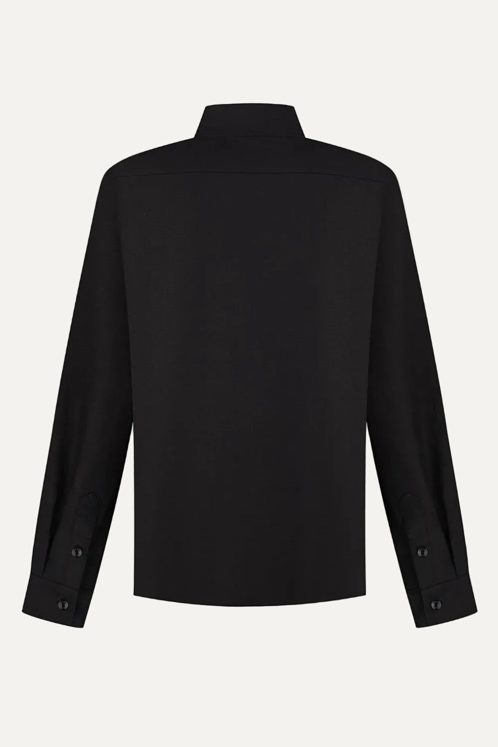Black shirt on a white background
