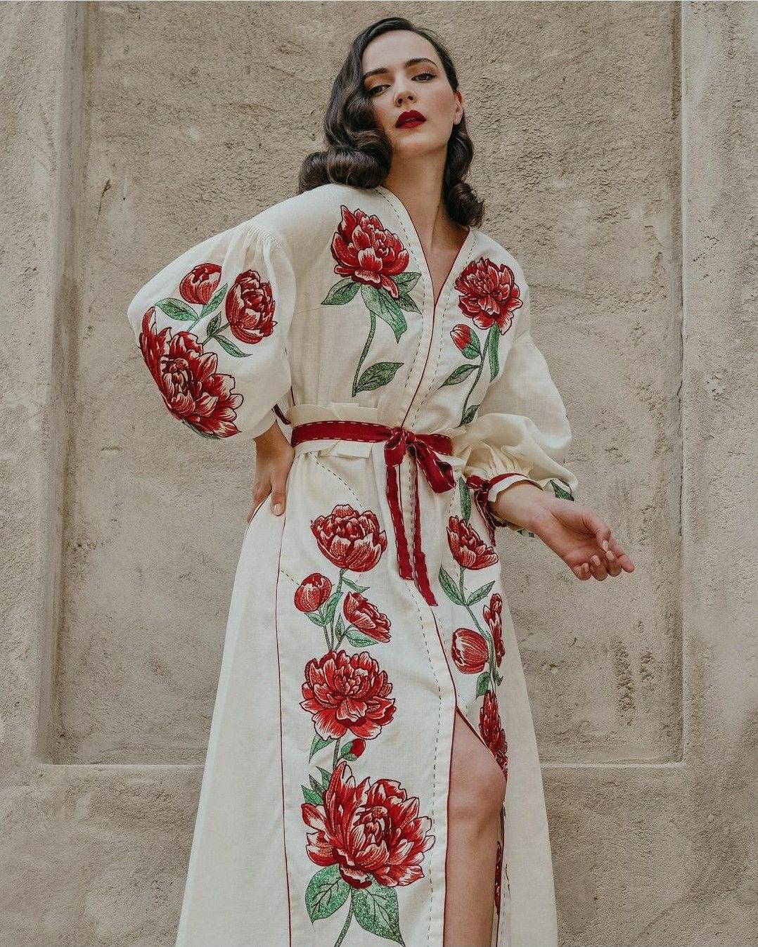 The Peony Dress in Yvory