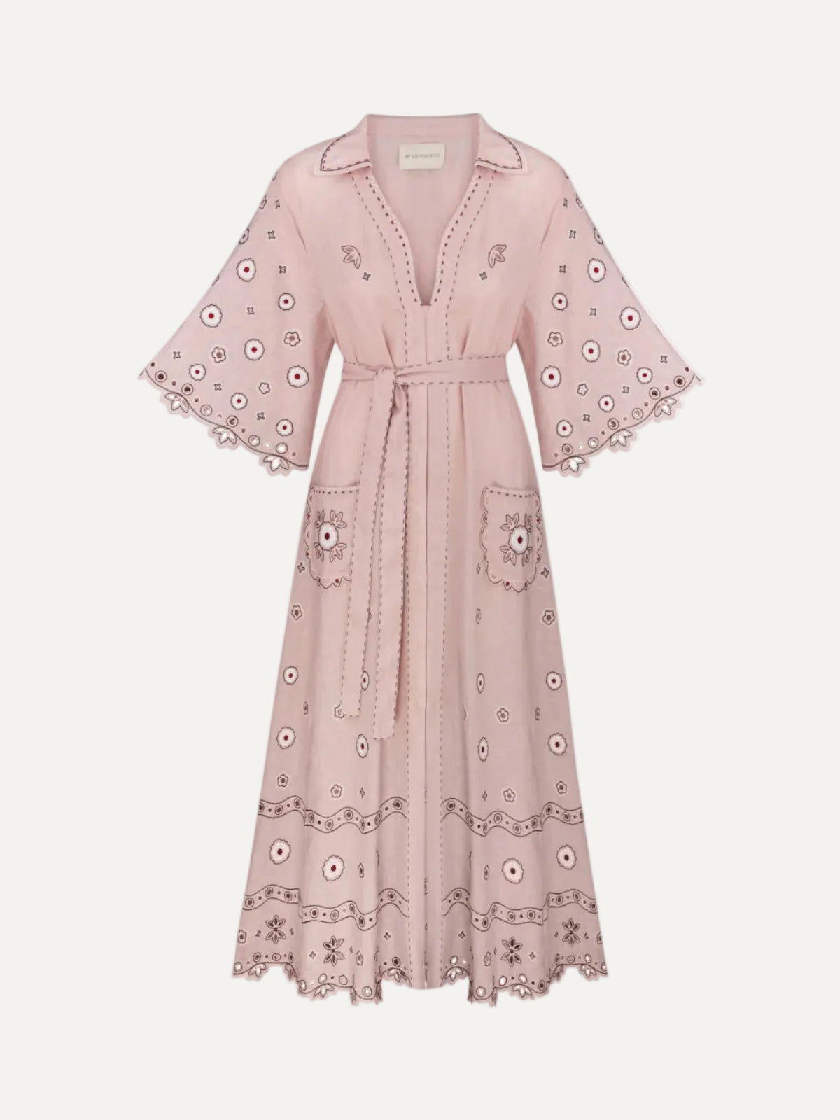 Glass House Maxi Dress in Powder Pink