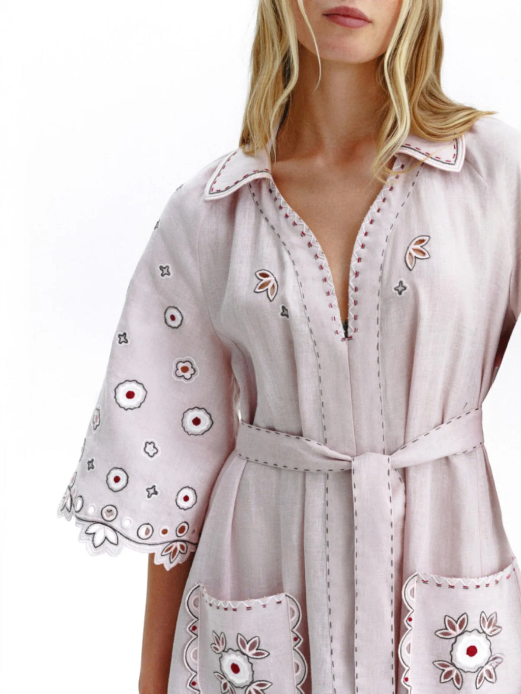 Glass House Maxi Dress in Powder Pink