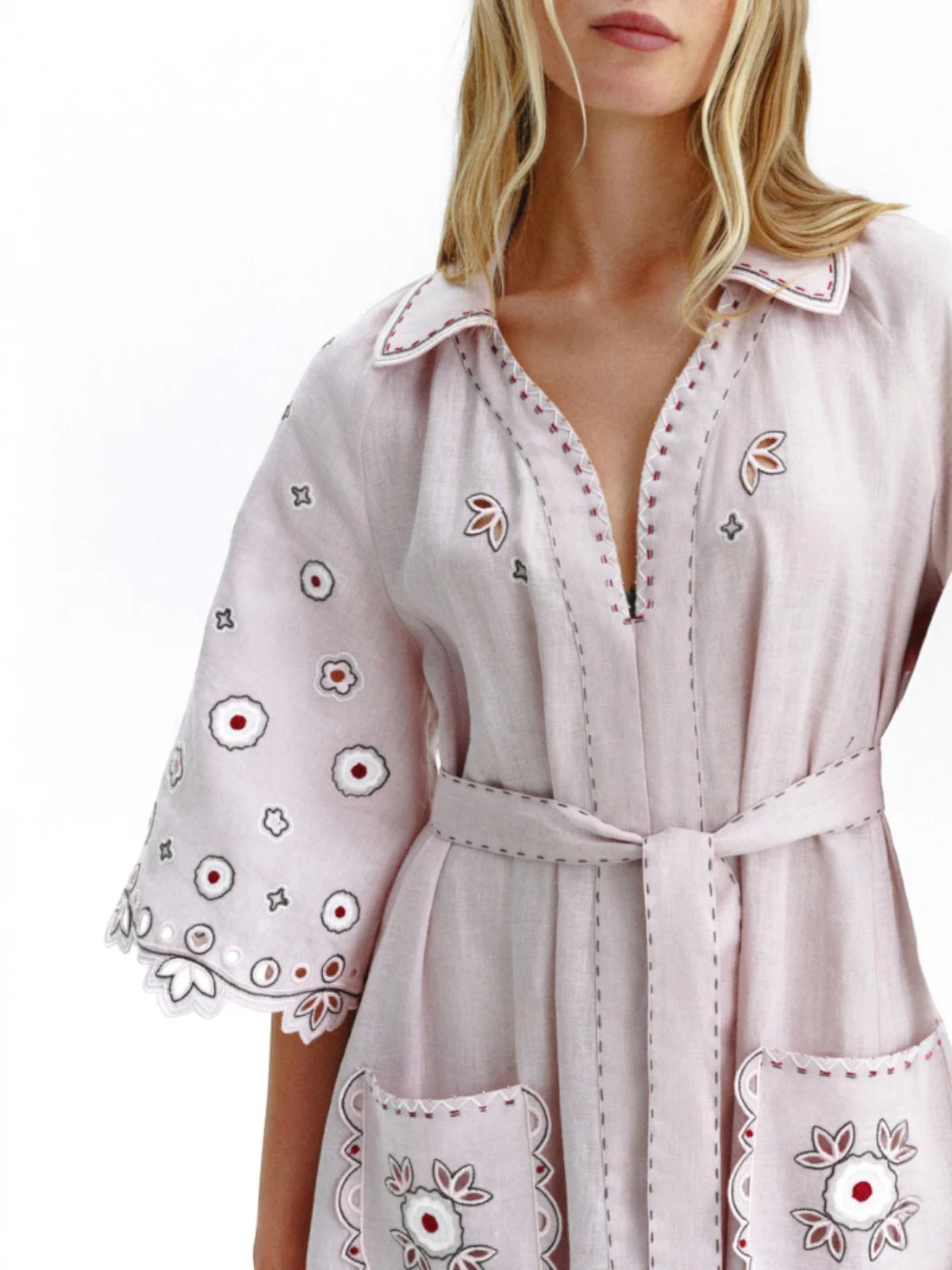 Glass House Maxi Dress in Powder Pink