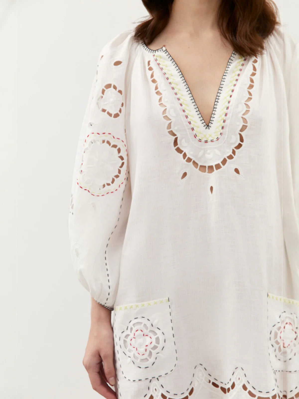 Merhezivo Lond Dress 24-carat gilded beads