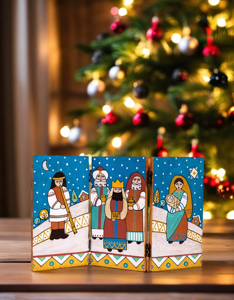 Nativity Scene – Foldable Christmas Nativity “Zigzag”