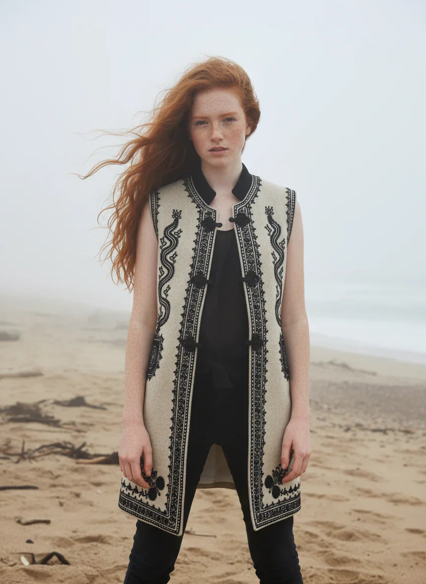 The Artisanal Long Vest No 4