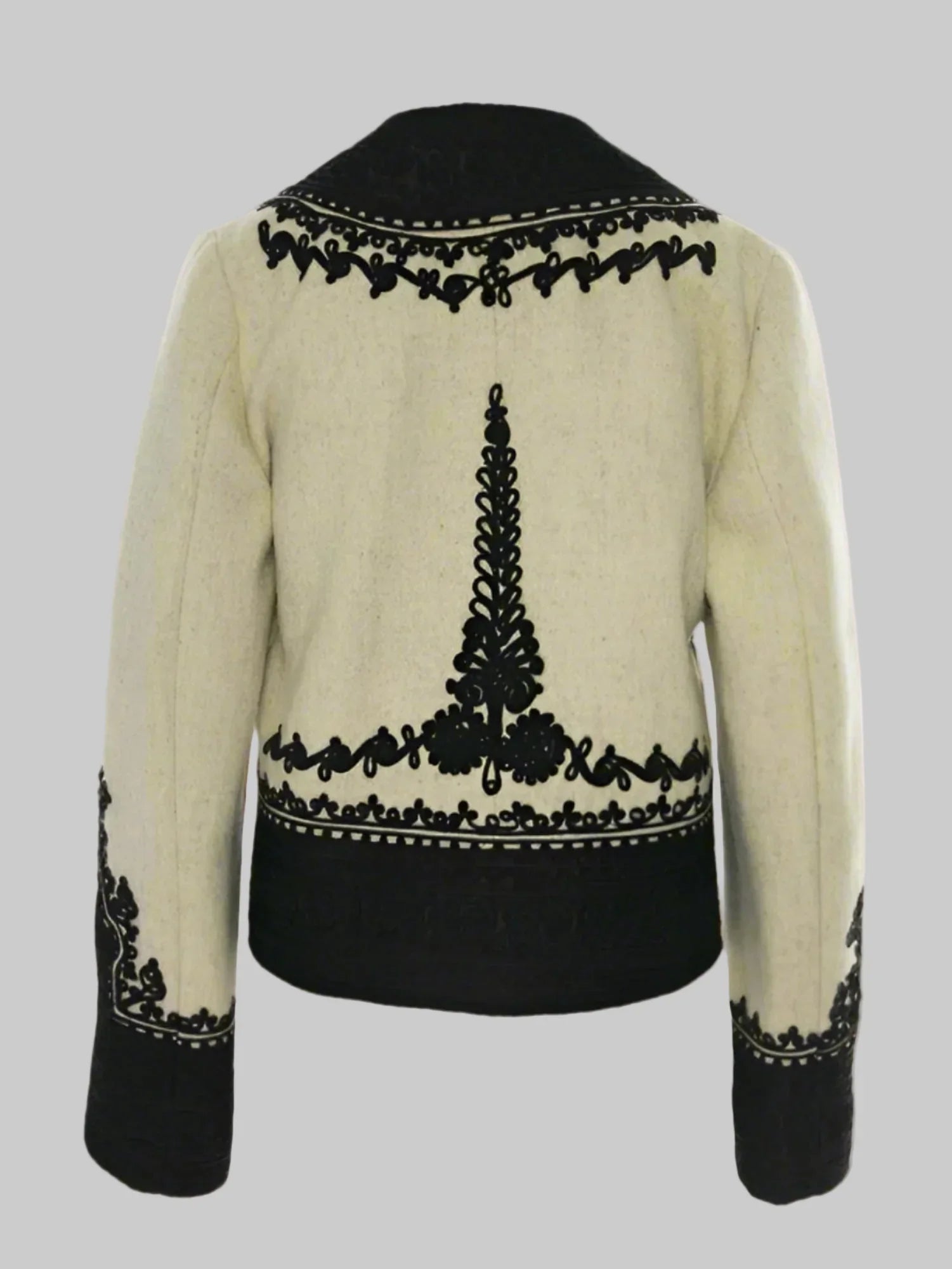 Handcrafted ‘Martha Bibescu’ Wool & Cashmere Jacket