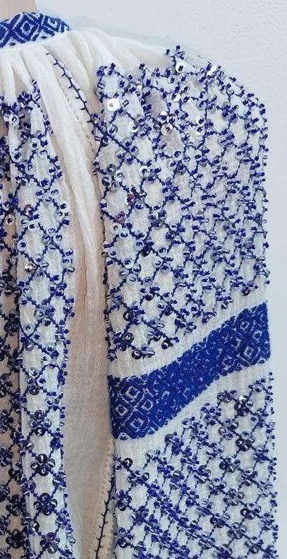 Close-up of aRomanian Blouse embroidery