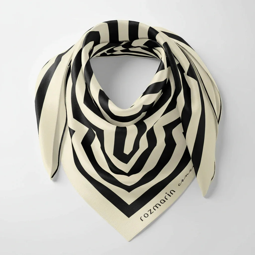 The Labyrinth Silk Scarf