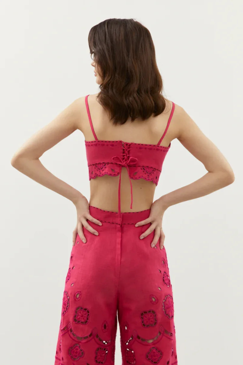 Top de In Eternal Love Fucsia My Sleeping Gypsy X Sophia Wake