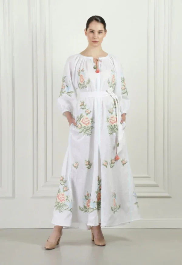 Rochie cu broderiei maxi  Evelyn