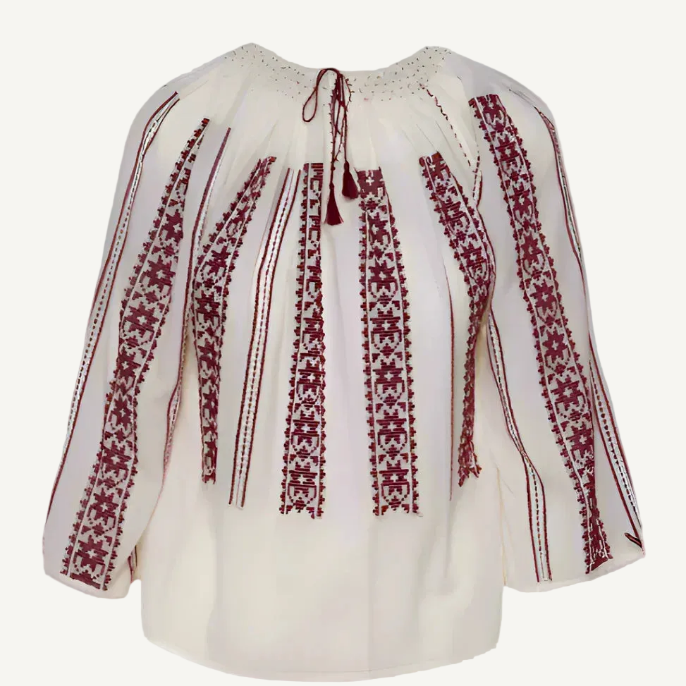 blouse roumaine shop woven blouse