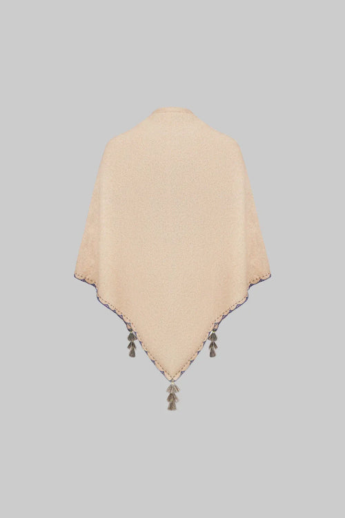 Hygge Poncho Combed Cashmere