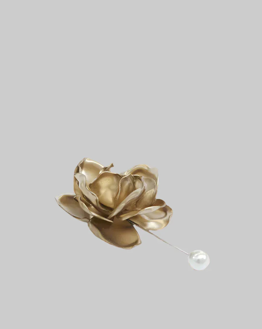 Cuore Brooch Gold Katerini Mou