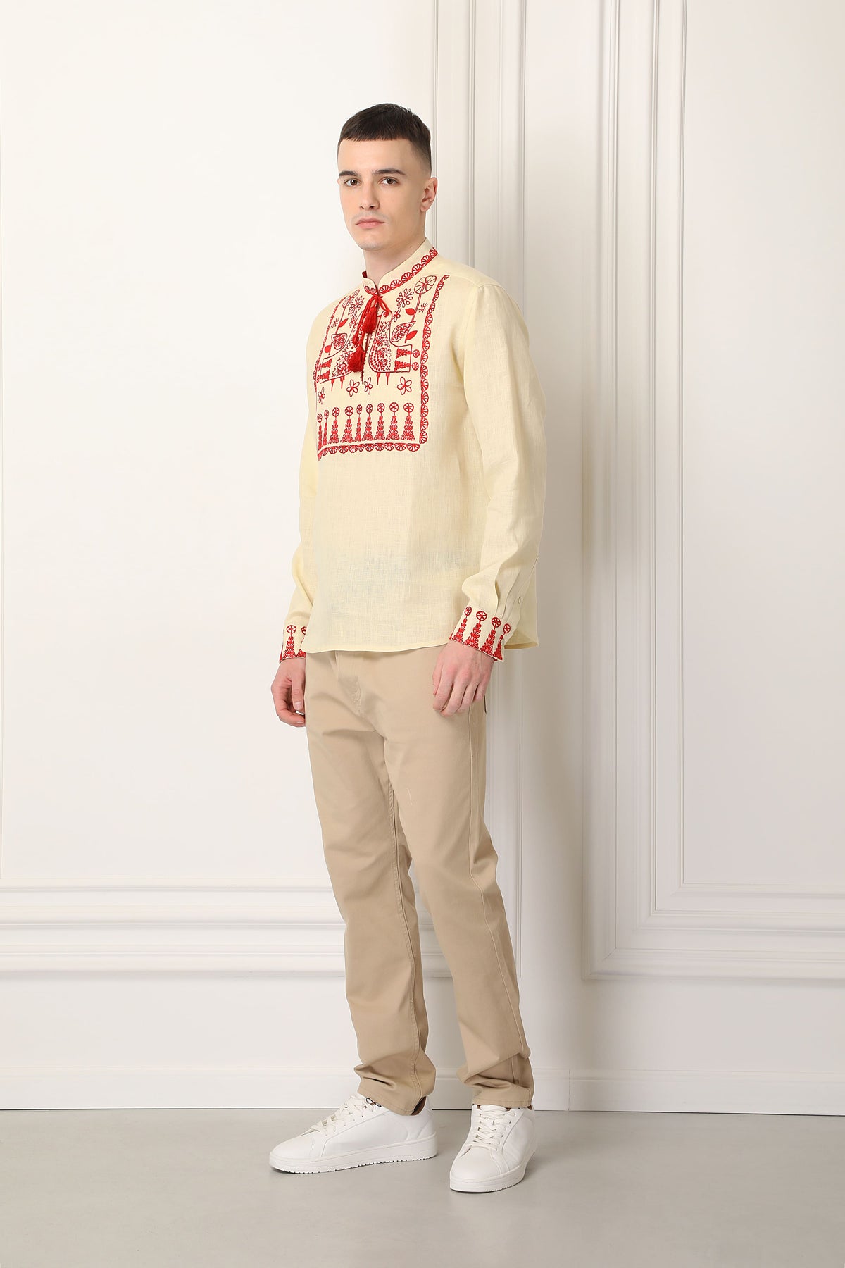 Zozulya Men Folk Shirt