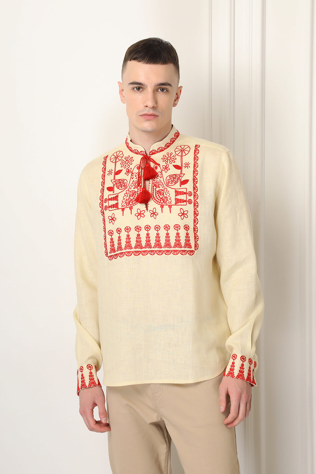 Zozulya Men Folk Shirt
