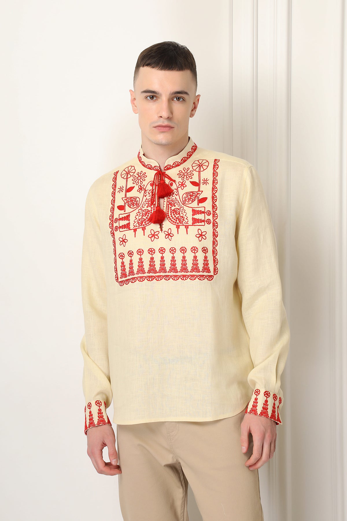 Zozulya Men Folk Shirt