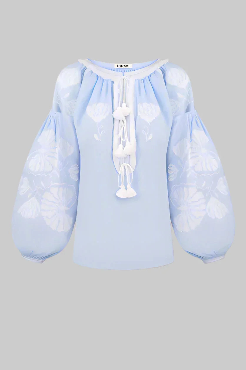 Bluza Vyshyvanka “Blue Lily”