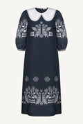 Rochie maxi bleu-marin inchis Zozulya