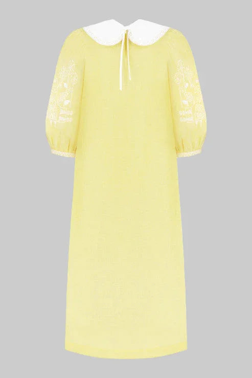 Rochie galbena maxi Zozulya
